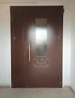 Входные двери на подъезд с армированным стеклопакетом. пр. Тореза